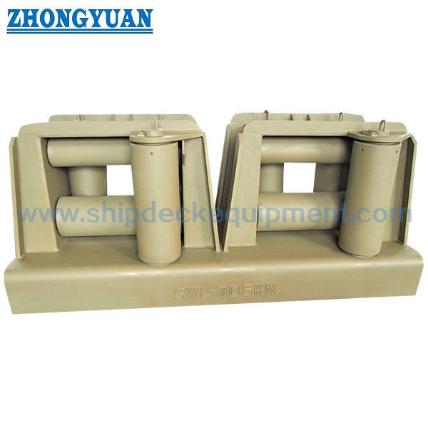 ISO 13733 Loại 5R Năm con lăn Universal Fairlead trên thiết bị kéo tàu